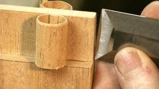 Chisel Tricks for HandCut Joinery [upl. by Esinrahc295]