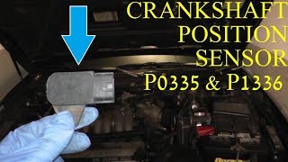 Crankshaft Position Sensor POS P0335 amp P1336 Testing and Replacement [upl. by Aieka537]