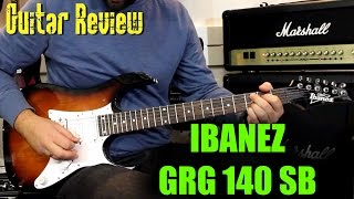 IBANEZ GRG140 SB  Demo Guitar [upl. by Feodor208]