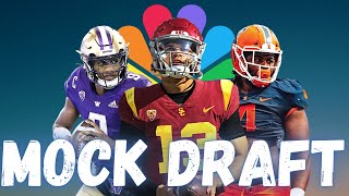 NBC 2024 NFL Mock Draft  Mock the Mock [upl. by Enenaej]