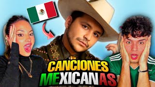 🇪🇸 ESPAÑOLES REACCIONAN a CANCIONES MEXICANAS 🇲🇽 MÁS POPULARES del MUNDO [upl. by Senga998]