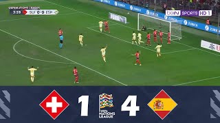 Svizzera contro Spagna 14  UEFA Nations League 202425  Highlights della Partita [upl. by Yromas622]