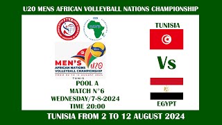 DAY 3 MATCH N°6 TUNISIA VS EGYPT [upl. by Nairam]