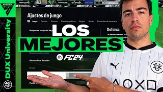 LOS MEJORES AJUSTES de FC 24 [upl. by Eclud881]