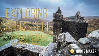 Exploring Carnasserie Castle Kilmartin  Bella Historica  Exploring Scottish Castles [upl. by Aida746]