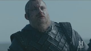 Vikings S06E10 Ivar stabs Bjorn  Ending scene of the Midseason finale [upl. by Sonni]