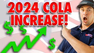 2024 COLA Increase Is 32 OFFICIAL [upl. by Weide]