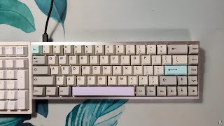 TOFU65 ORing Mod wLubed Tealios V2 Typing Sound Test [upl. by Tj98]