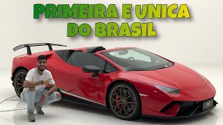 PRIMEIRA E UNICA LAMBORGHINI HURACAN PERFORMANTE SPYDER DO BRASIL [upl. by Enoob124]