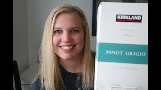 Kirkland Pinot Grigio Box Wine Review [upl. by Dott446]