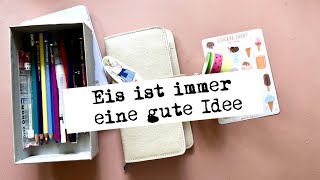 decotogether2023 KW25  Eis ist fast immer eine gute Idee  Hobonichi weeks [upl. by Ijuy]