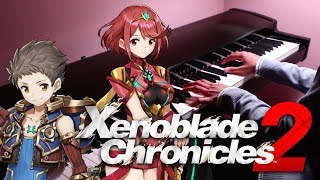 Xenoblade Chronicles 2  Elysium in the Blue Sky  Piano [upl. by Newberry]