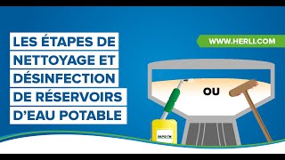 Les étapes de nettoyage dun réservoir deau potable  Herli Eau Potable [upl. by Cita589]