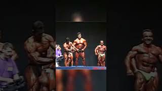 Lou Ferrigno vs Hamdullah Aykutlu vs Flavio Baccianini  Mr Olympia 1993 bodybuilding shorts [upl. by Rosen]