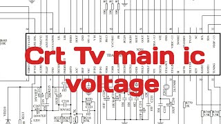 882188238873889188938895 IC PINOUT TV REPAIRMAIN IC VOLTAGES [upl. by Carmelle932]