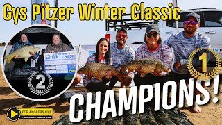 Gys Pitzer Winter Classic CHAMPIONS spill the beans  For Anglers Live [upl. by Hanshaw]