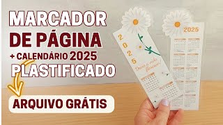 Marca Página com Calendário 2024 [upl. by Rurik]