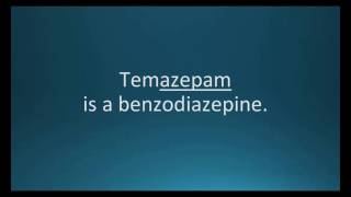 How to pronounce temazepam Restoril Memorizing Pharmacology Flashcard [upl. by Enenaej]