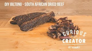 18 South African Biltong Recipe  DIY Curious Creator [upl. by Attenahs564]