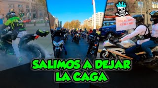 MARCHA EN CONTRA DEL HILO CURADO  NoAlHiloCurado  Nivem Chile motovlogs [upl. by Watters]