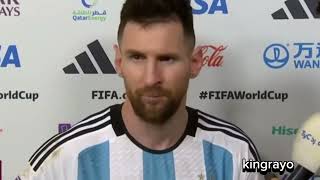 MESSI QUE MIRAS BOBO 🤬🤬 ANDA PA YA TRAS EL PARTIDO CONTRA HOLANDA EN EL MUNDIAL DE QATAR 2022 [upl. by Chobot727]