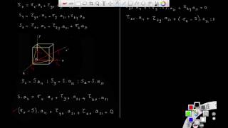Üç boyutlu gerilim için asal gerilimlerin bulunması [upl. by Yrrek]
