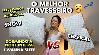 TRAVESSEIRO COMPREI O MELHOR  COMO ESCOLHER UM TRAVESSEIRO  QUAL O TRAVESSEIRO IDEAL I WANNA SLEEP [upl. by Ellmyer]