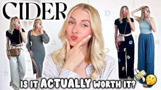 Buying clothes from CIDER ads so you don’t have to 😬 TRY ON haul amp my honest opinion [upl. by Ssej]