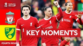 Liverpool v Norwich City  Key Moments  Fourth Round  Emirates FA Cup 202324 [upl. by Lani]