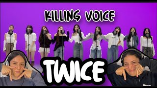 TWICE 트와이스 DINGO KILLING VOICE  PART 1  REACTION [upl. by Nanek176]