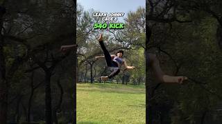 ‼️ 540 kick tutorial ‼️ gaming 540kick kicks tutorial mma teaching [upl. by Yllet]