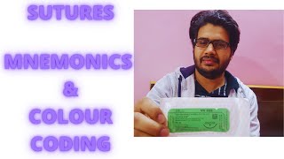 Sutures Materials  With Mnemonics amp Colour coding  Easy Learning [upl. by Lenard453]