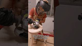 Ugliest stool ever woodworking handtoolwoodworking diy tools [upl. by Eelyah565]