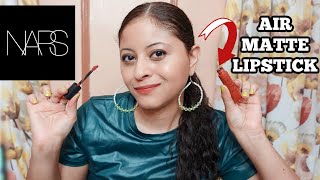 I TRIED NARS AIR MATTE LIP COLOR  REVIEW  Trina Beauty [upl. by Sikleb]