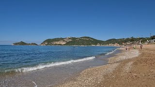 Agios Georgios Beach Walk 28072023 Corfu Greece [upl. by Rudolf592]