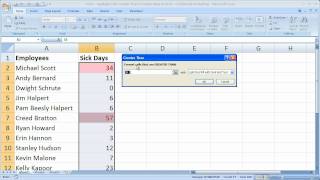 Excel Formatting Tip 6  Highlight Cells Greater Than or Less Than a Certain Value in Excel 2007 [upl. by Eerehc519]