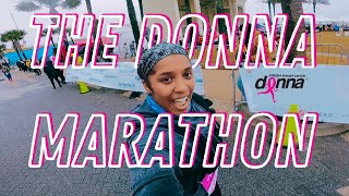 My First Half Marathon  Vlog  The Donna Marathon [upl. by Arised]