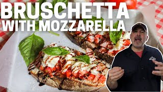 HOW TO MAKE THE BEST BRUSCHETTA WITH MOZZARELLA [upl. by Aerol]