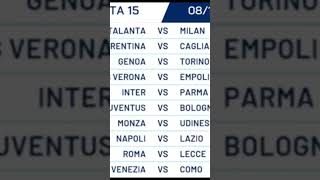 Calendario Serie A Tim 20242025 seriea [upl. by Shaum]