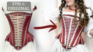 Making 17th Century Stays  Historical Corsetry [upl. by Alimac835]