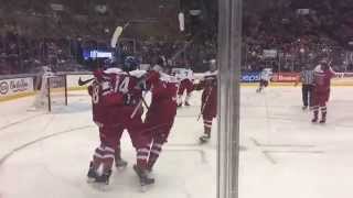 Pavel Zacha Scores Winning Goal in Czech Rep vs Russia 41  WJC2015 Slow motion [upl. by Yerdua]