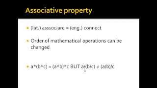 What is the associative property [upl. by Reed984]