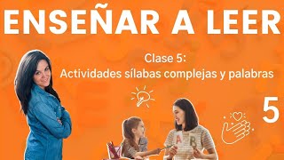 Actividades para enseñar SÍLABAS INVERSAS y TRABADAS Aprendizaje de PALABRAS con JUEGOS Clase5 [upl. by Halak648]