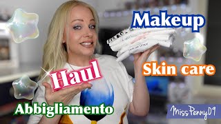 HAUL MAKEUP ABBIGLIAMENTO SKIN CARE  MissPenny09 [upl. by Jonny]