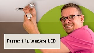 Explications faciles pour remplacer des spots encastrés halogène par des lampes LED modernes [upl. by Niamert]