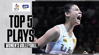 TOP 5 PLAYS OF THE WEEK  UAAP SEASON 86 WOMEN’S VOLLEYBALL  MARCH 1317 2024 [upl. by Oriole]