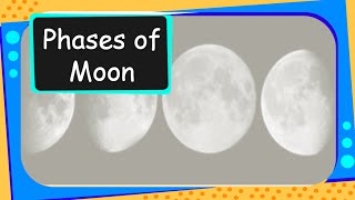 Science  Universe  Phases of Moon  English [upl. by Pironi]