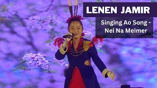 Lenen Jamir Singing Ni Na Meimer Ao song at Opening Ceremony Hornbill Festival [upl. by Spencer]