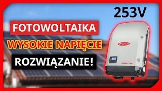 Fotowoltaika wyłącza sią przez wysokie napięcie Sposoby na wysokie napięcie w sieci z powodu PV [upl. by Jr]