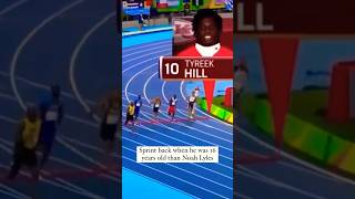 Tyreek Hill CAN beat Noah Lyles shorts tyreekhill nfl [upl. by Giess]